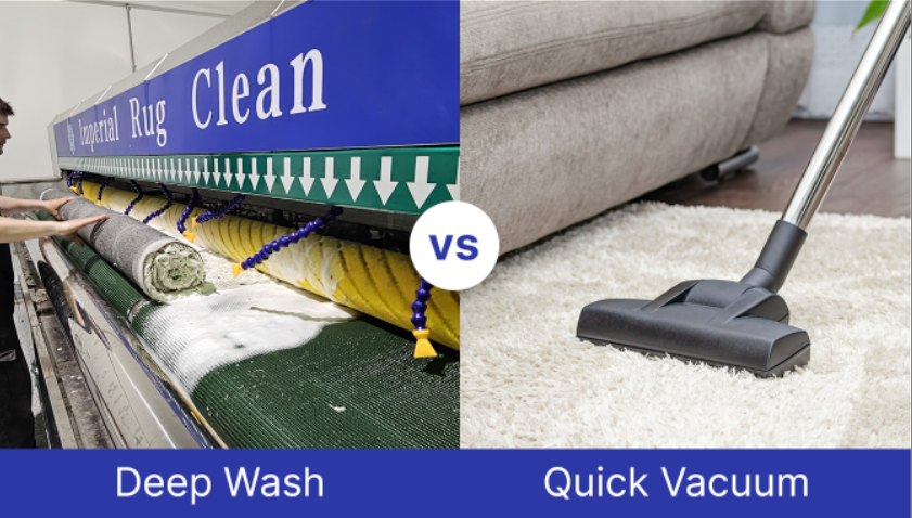 Deep Wash vs. Quick Vacuum