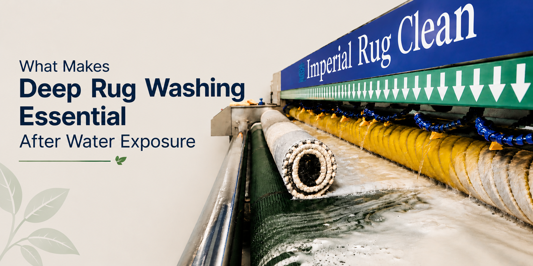 What Makes Deep Rug Washing Essential After Water Exposure